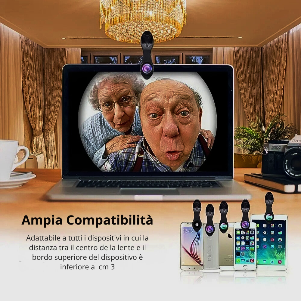 Kit 10 Obiettivi e Filtri Esterni per Smartphone