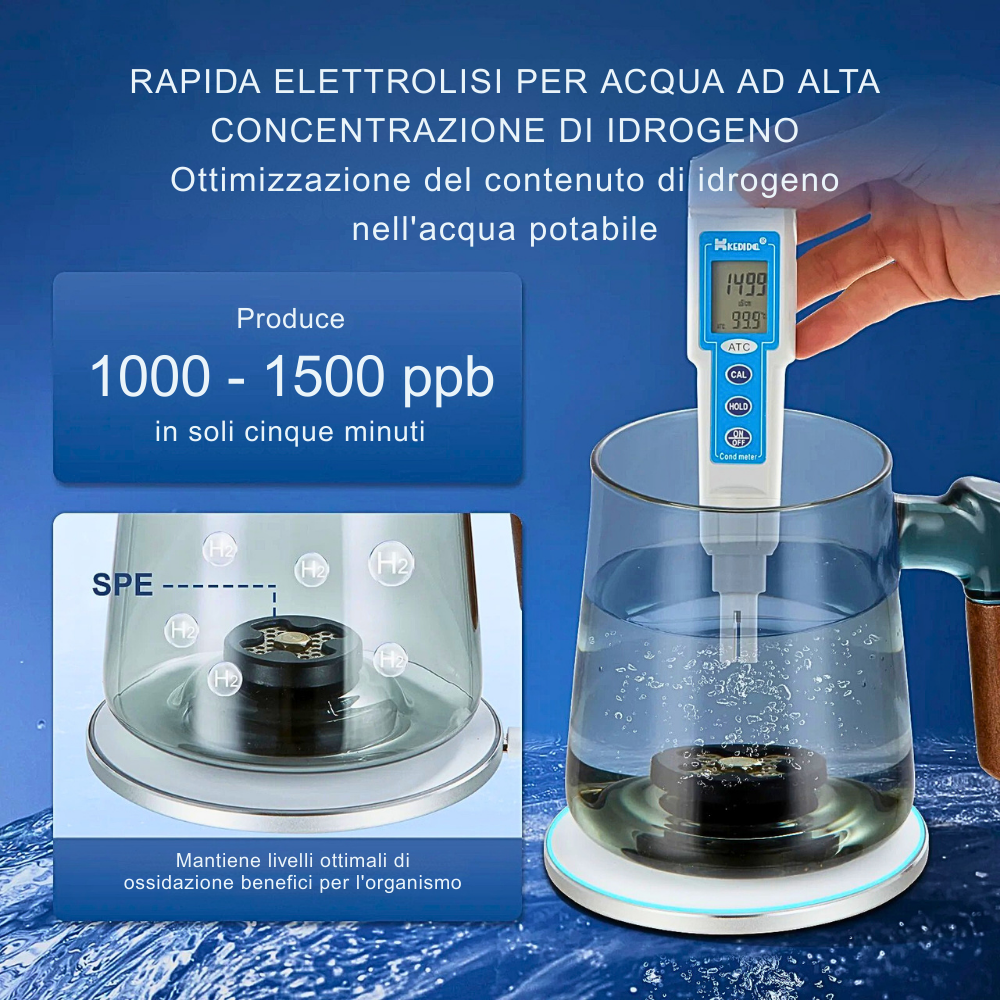 Erogatore di acqua idrogenata