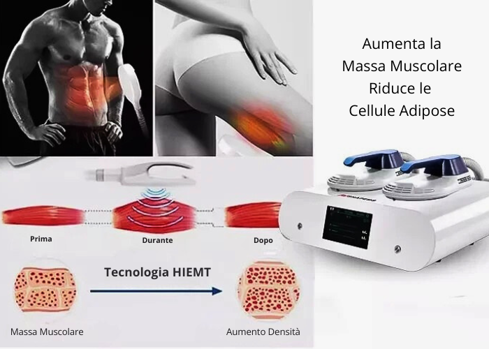 Tecnologia HIEMT per Body Sculpting e Aumento Massa Muscolare