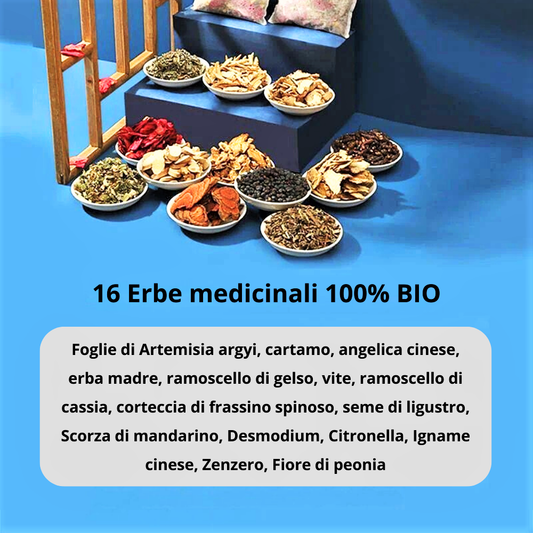 Mix di 16 Erbe Medicinali da Bagno per Salute Intima e Benessere Generale