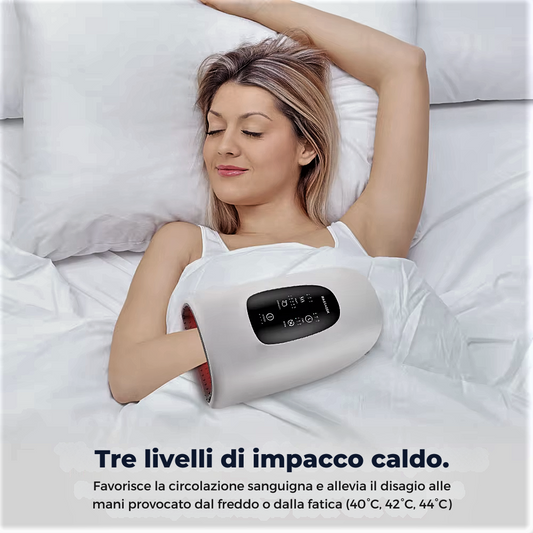 Dispositivo médico electrónico para masajes de masoterapia, shiatsu y acupuntura para manos y muñecas