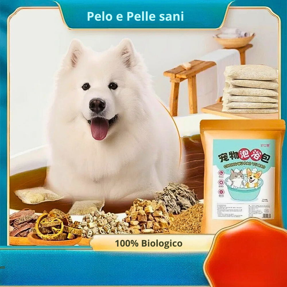 Composto Fitoterapico per la Pulizia e la Salute di Cani e Gatti