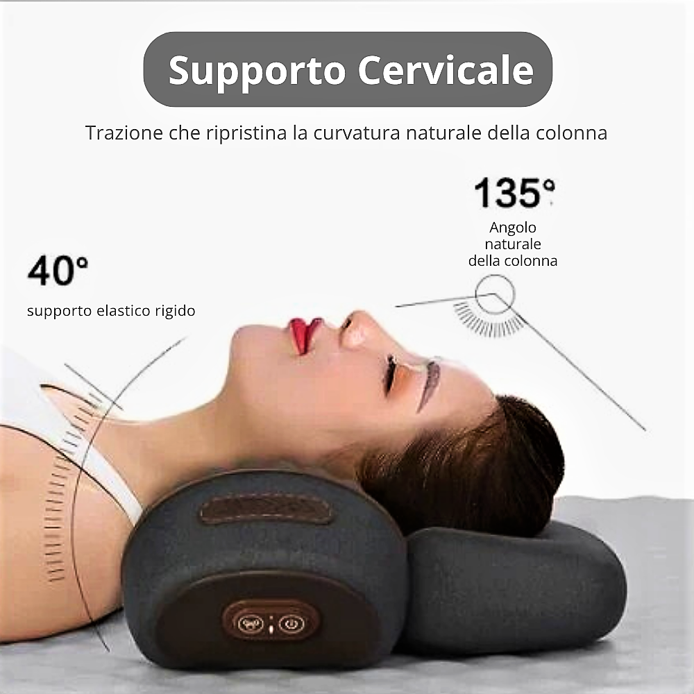 Cuscino Ortopedico Massaggiante per Dolori Cervicali
