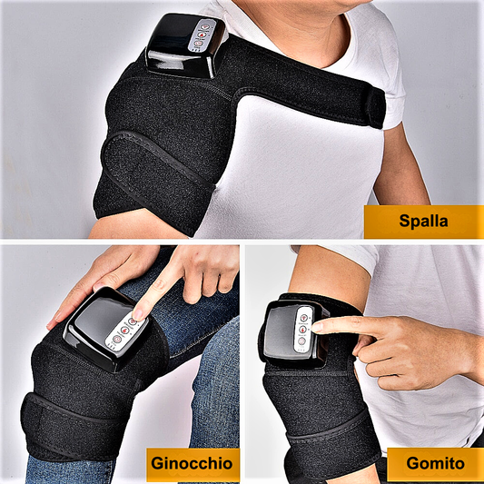 Masajeador vibratorio infrarrojo para el tratamiento del dolor de rodillas, codos y hombros