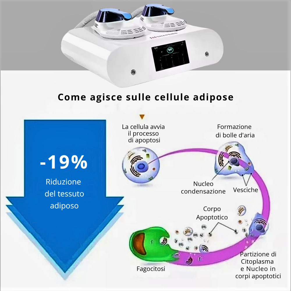 Tecnologia HIEMT per Body Sculpting e riduzione massa grassa