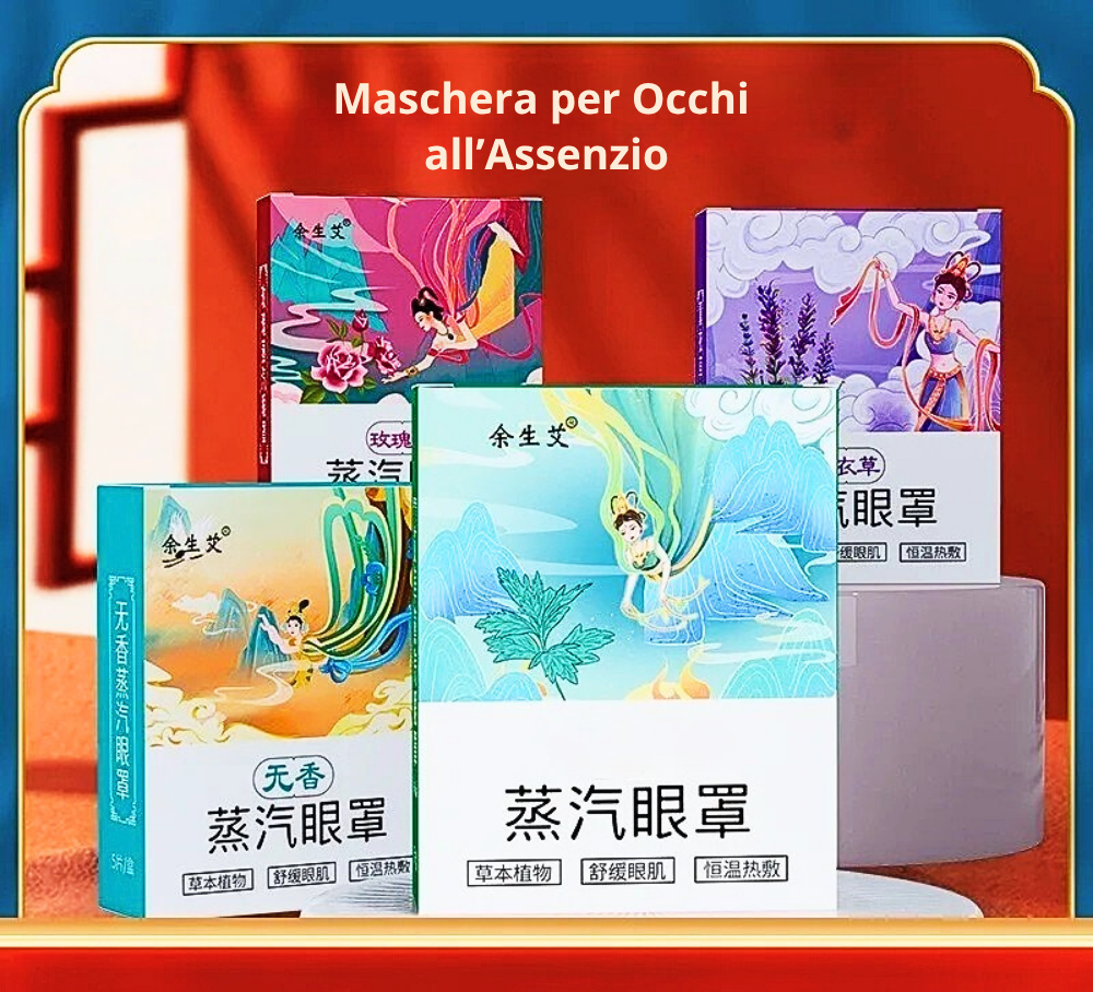 Maschera Fitoterapica Autoriscaldante per Occhi