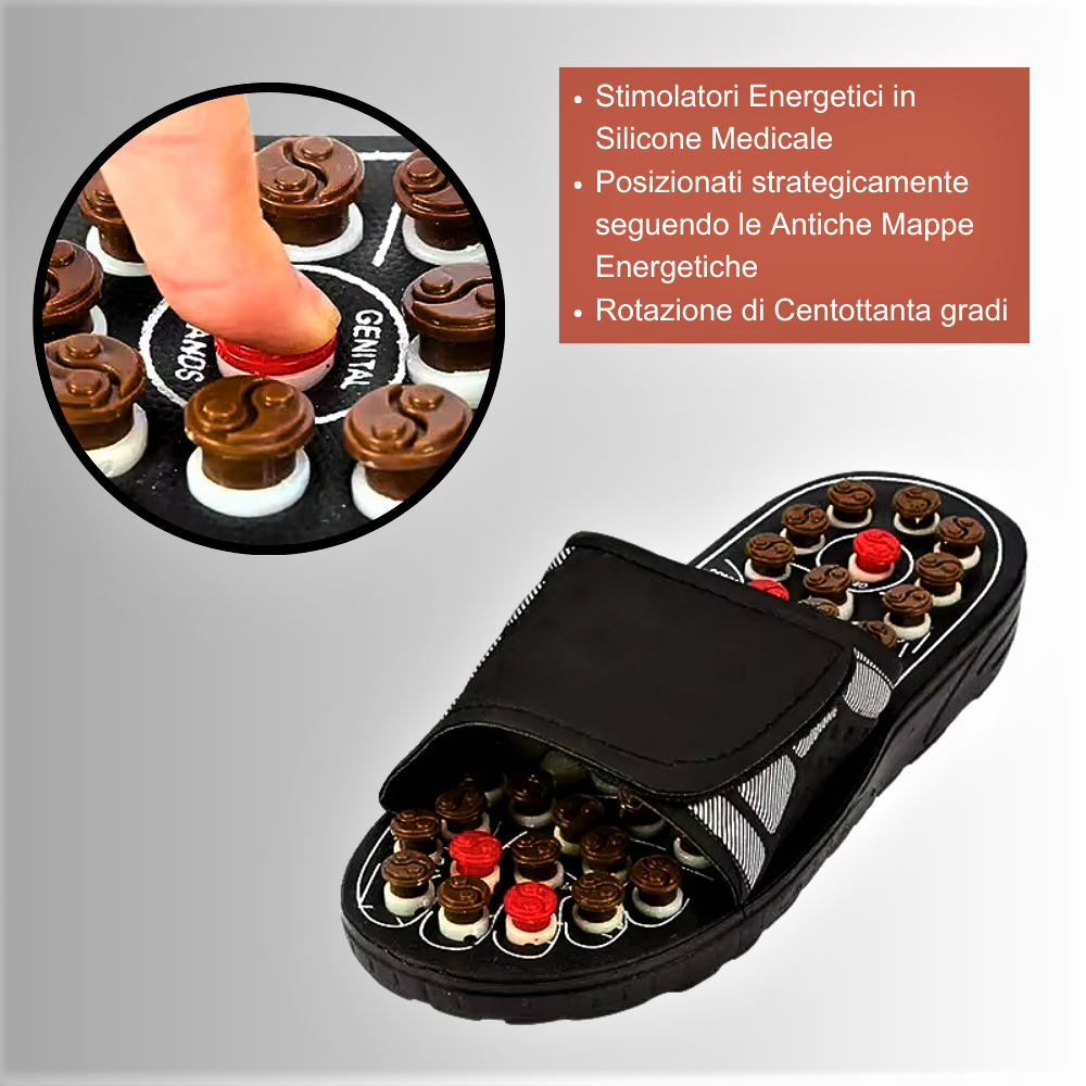 Sandali Terapeutici per Riflessologia Plantare