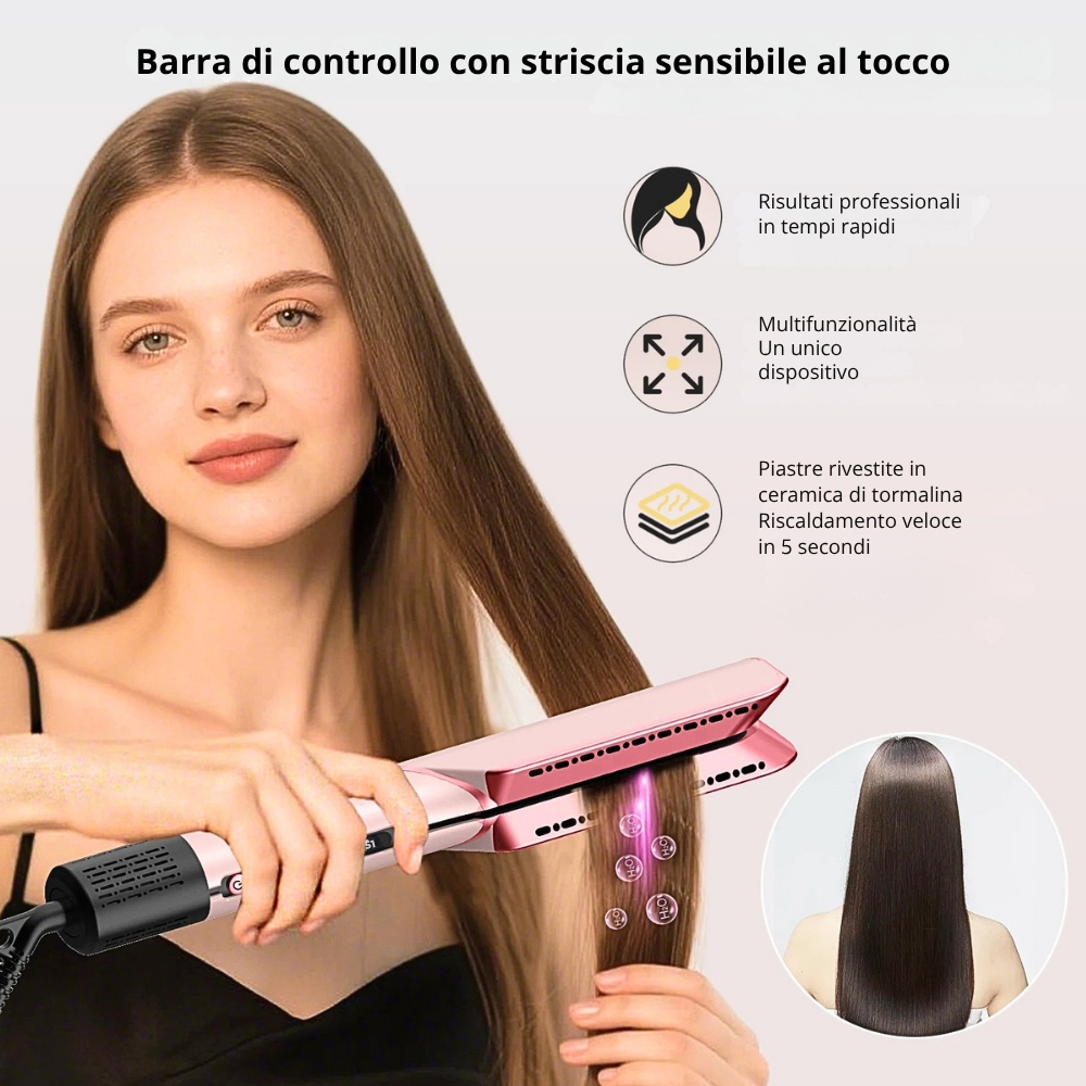 Piastra Professionale Air Straightener 2 in 1