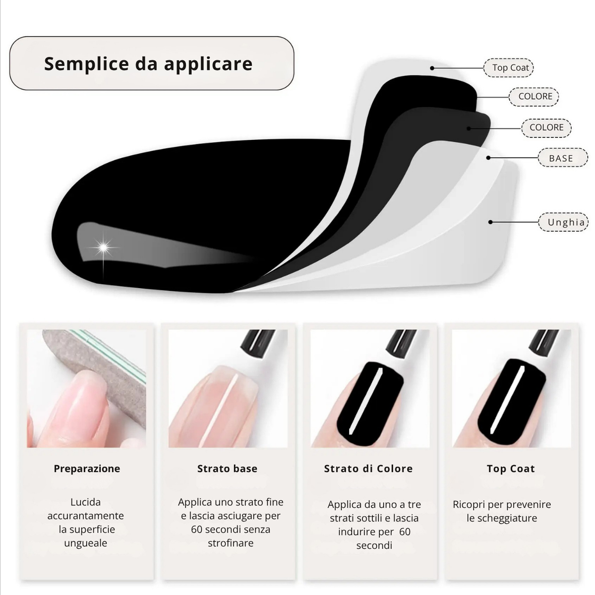 Set di 6 Smalti Gel Professionali