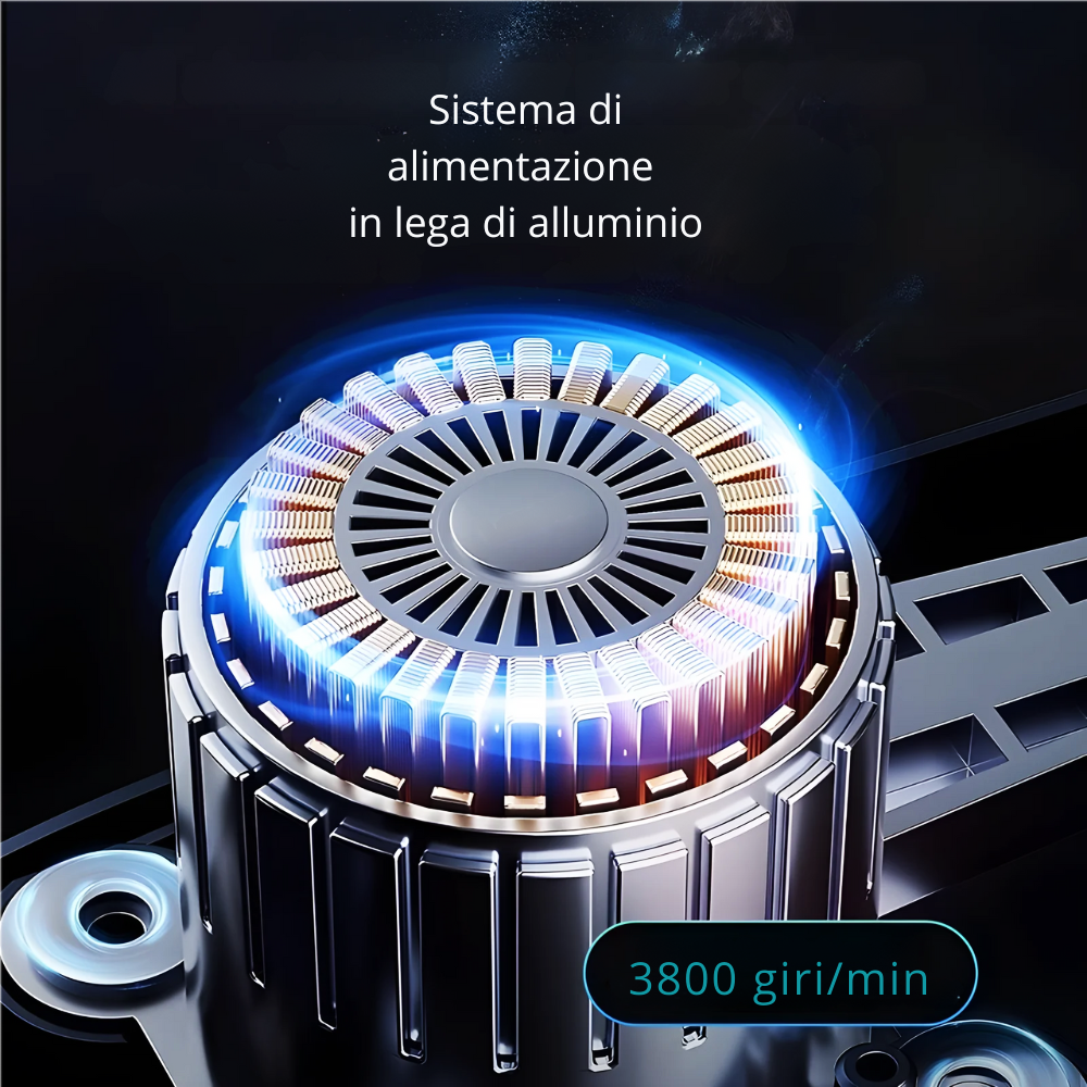 Massaggiatore Professionale con 8 Testine