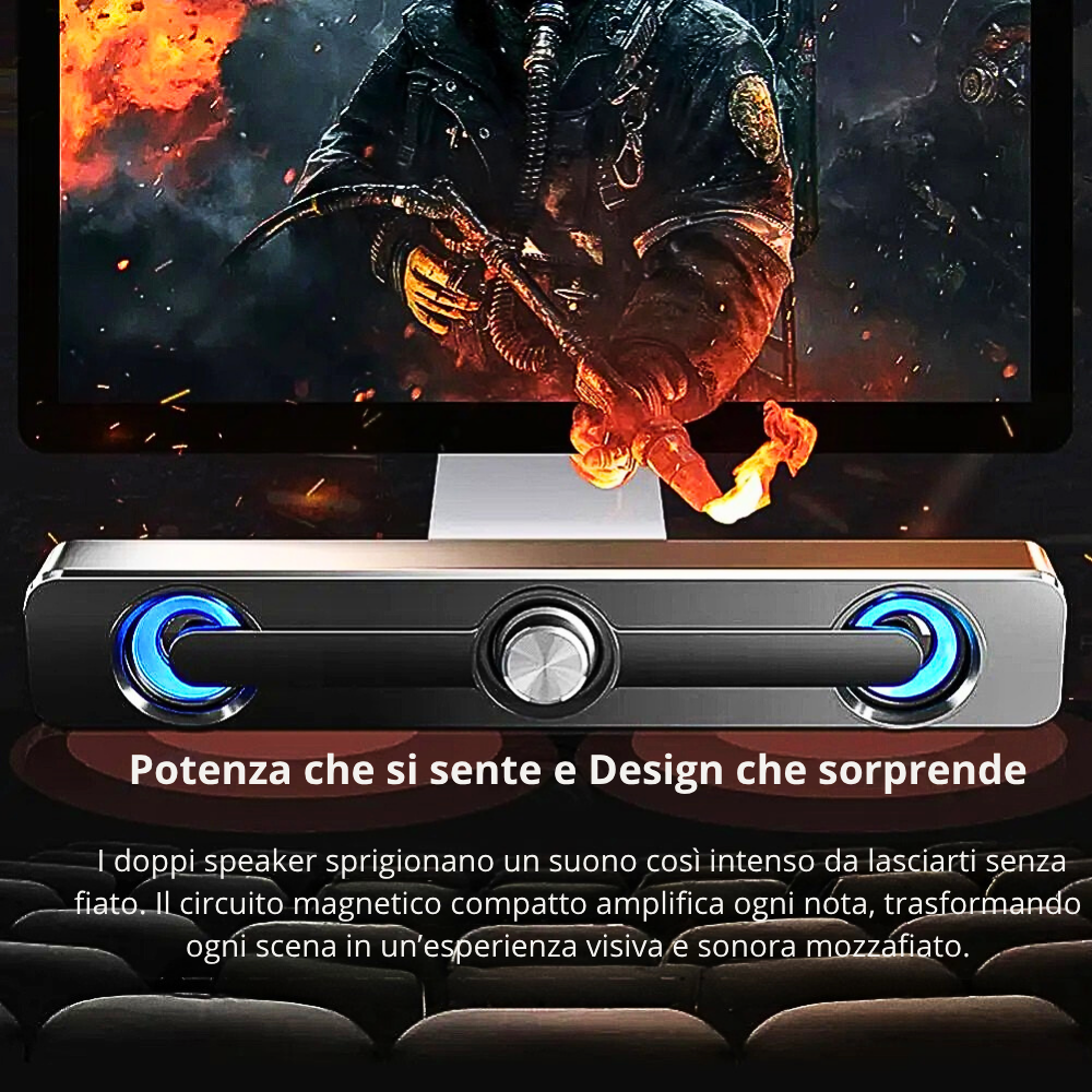 Autoparlante Home Theater 9D per Effetti Stereo Cinematografici