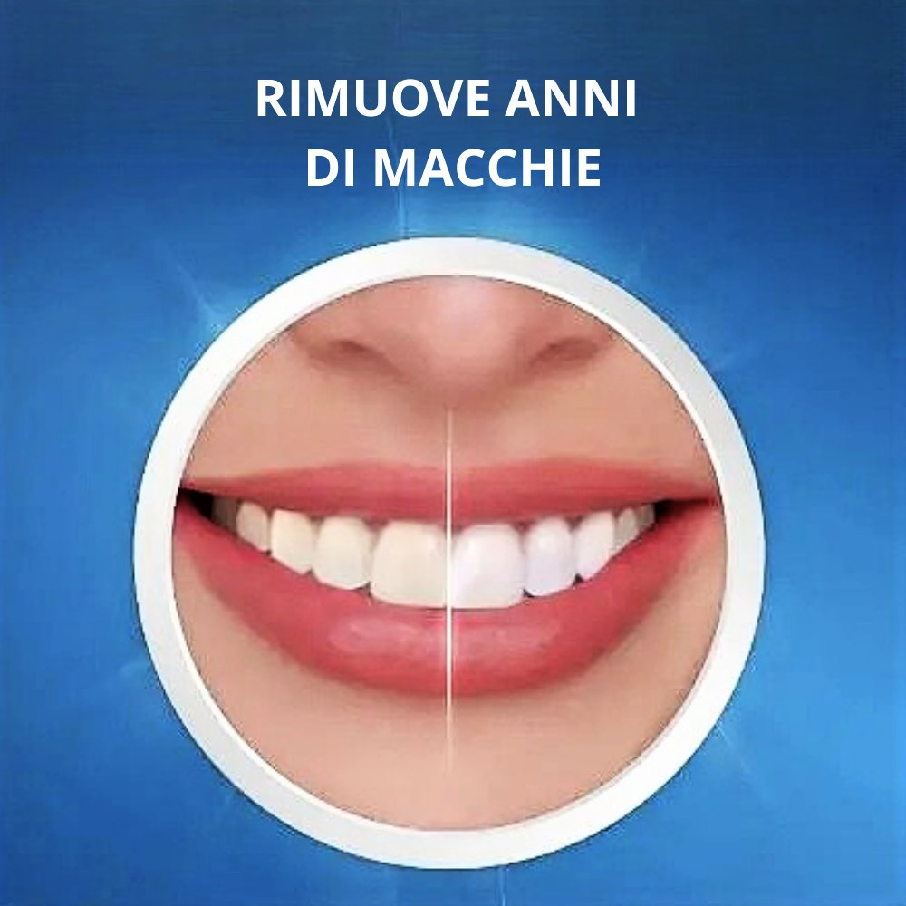 Strisce Sbiancanti per Denti al Carbone Attivo Nano
