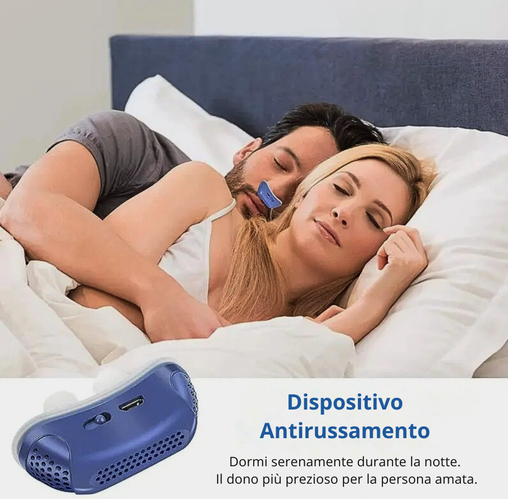 Dispositivo Antirussamento e Anti-Apnee Notturne