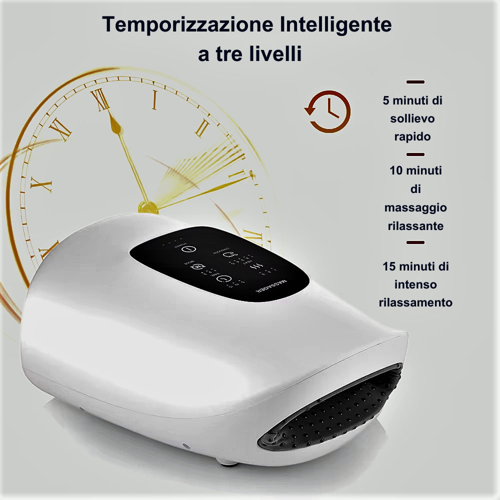 Dispositivo médico electrónico para masajes de masoterapia, shiatsu y acupuntura para manos y muñecas