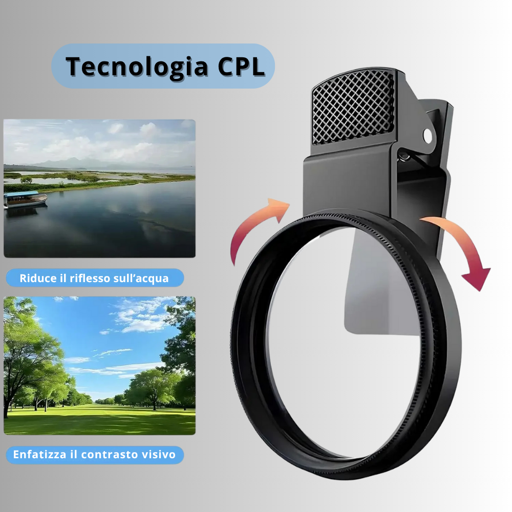 Filtro Polarizzante CPL per Smartphone