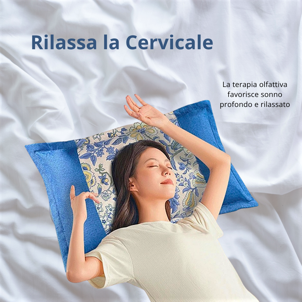 Cuscino Fitoterapico per il Benessere Respiratorio alle 12 Erbe