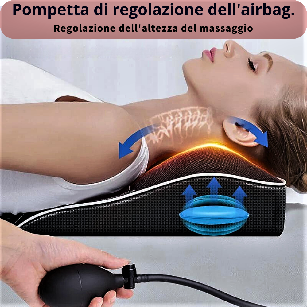 Massaggiatore Professionale Shiatsu con Infrarossi e Assenzio
