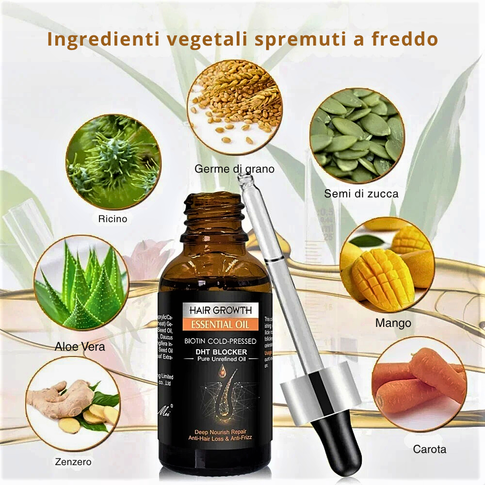 Siero Tricologico agli Oli Essenziali Vegetali