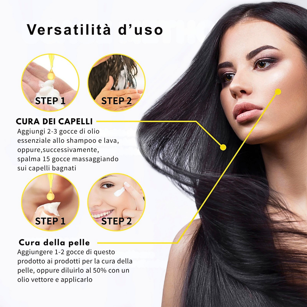 Olio di Semi di Nigella Sativa per Pelle e Capelli