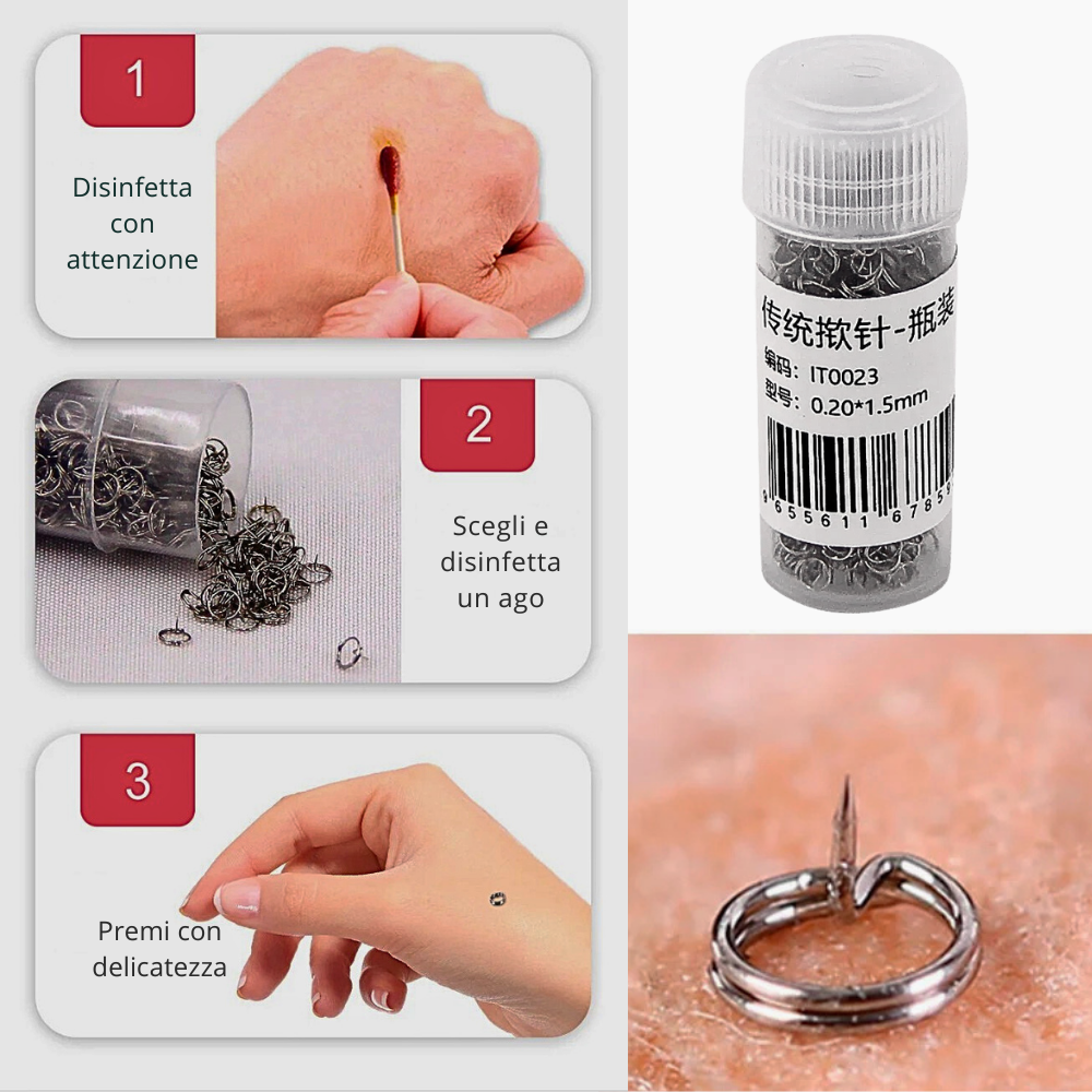 Confezione da 1000 Aghi Intradermici Hinaishin