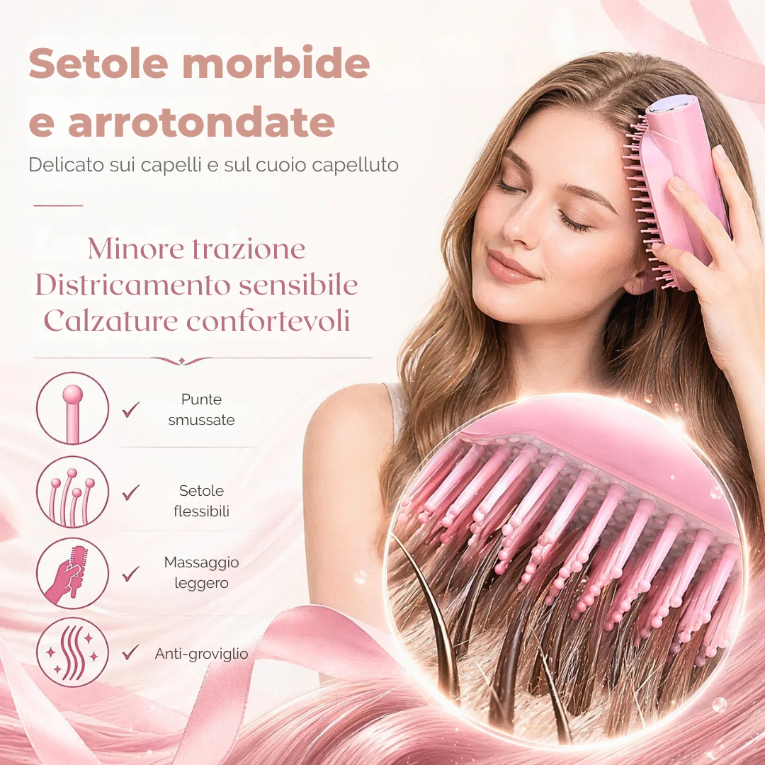 Spazzola Elettrica con Vaporizzatore Spray