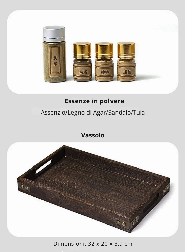 Set di Bruciatori e accessori per Aromaterapia