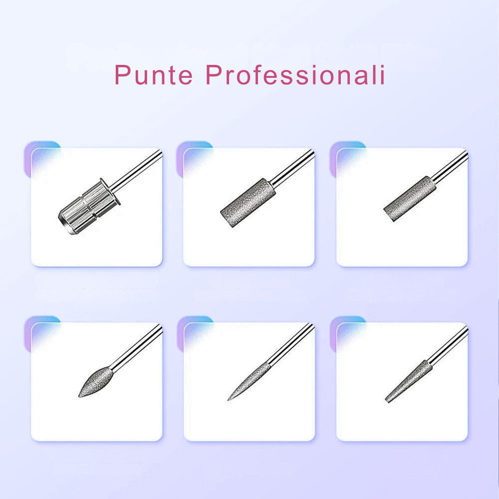 Fresatrice Professionale per Manicure e Pedicure