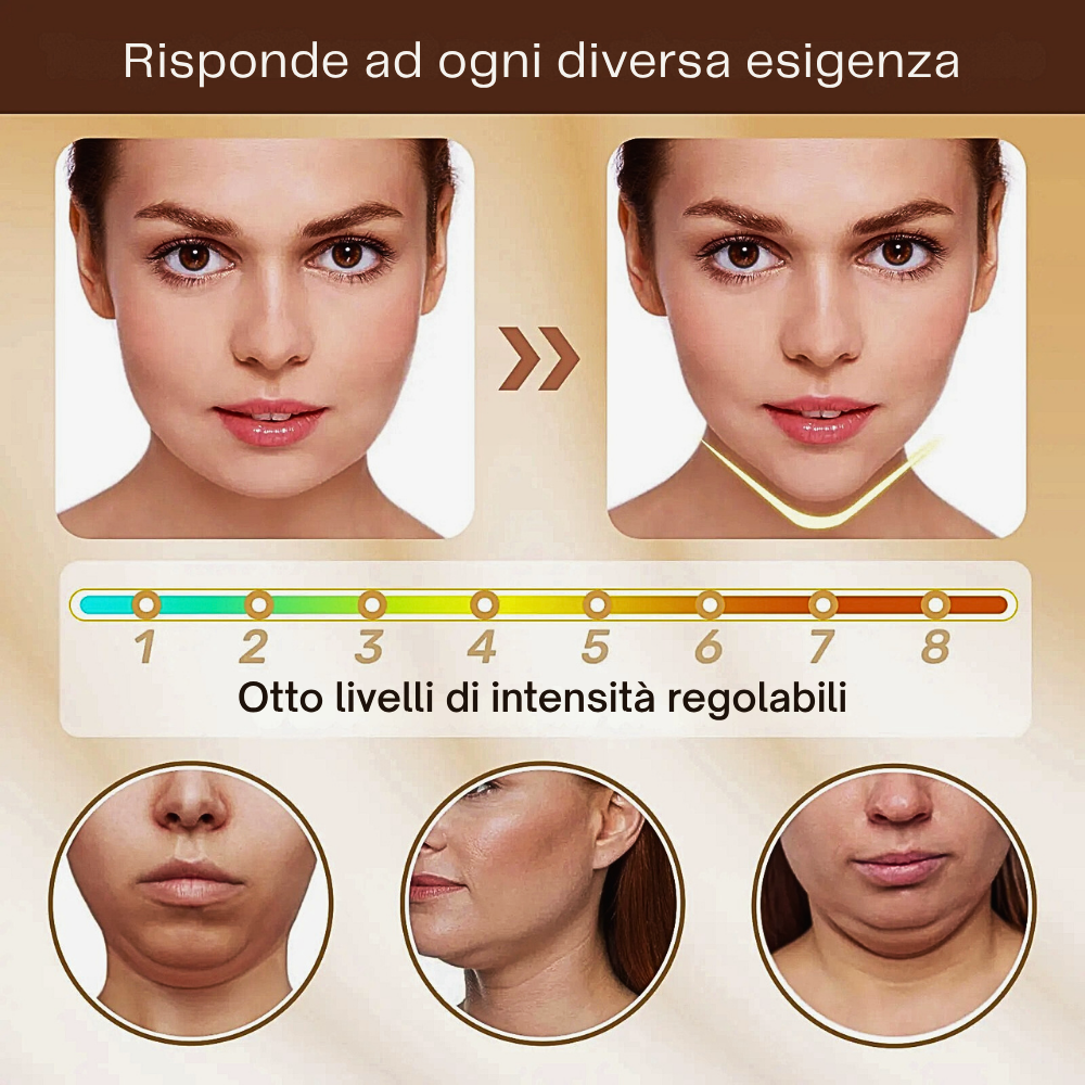 Maschera Lifting con Elettroterapia