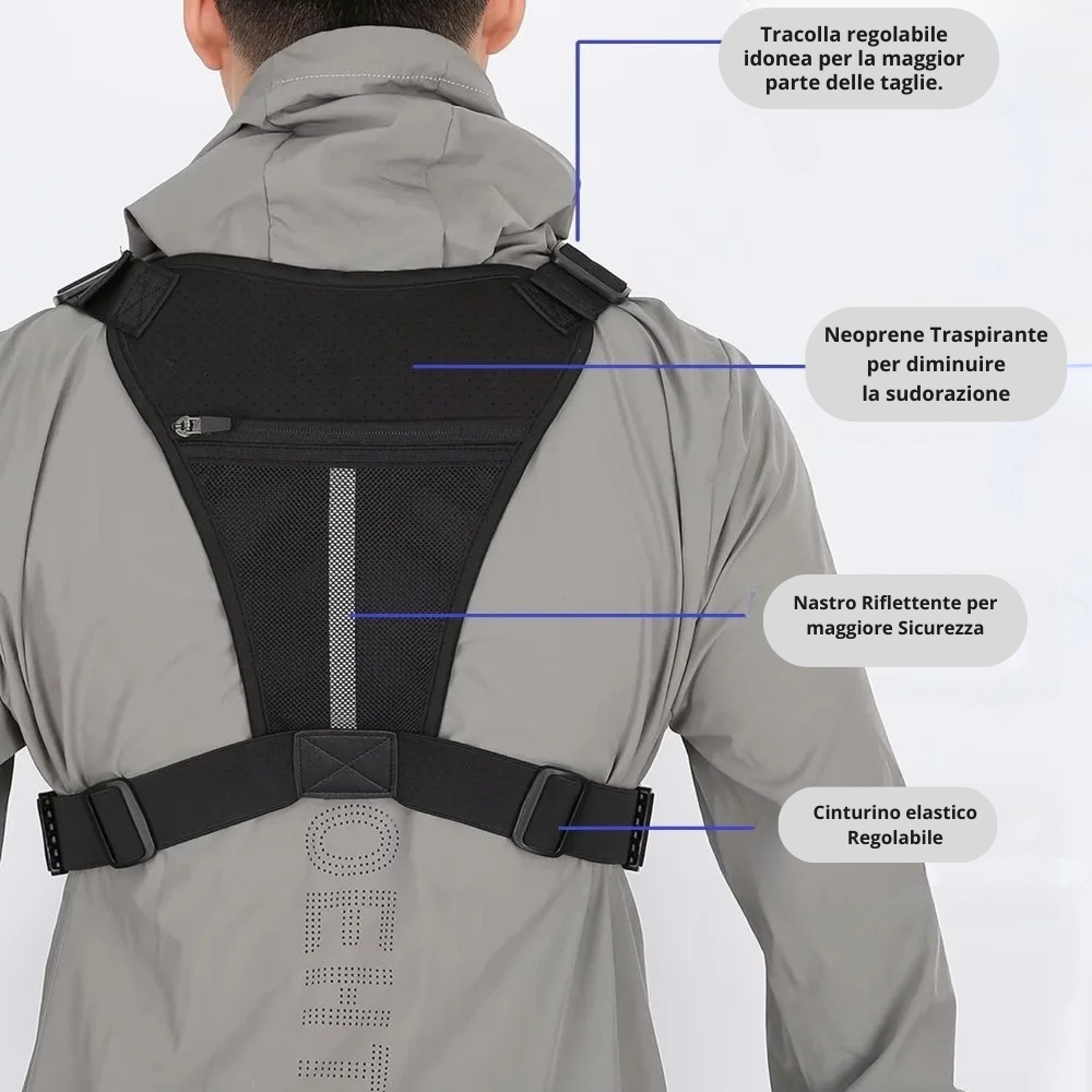 Borsa/Gilet per Runner e Tempo Libero