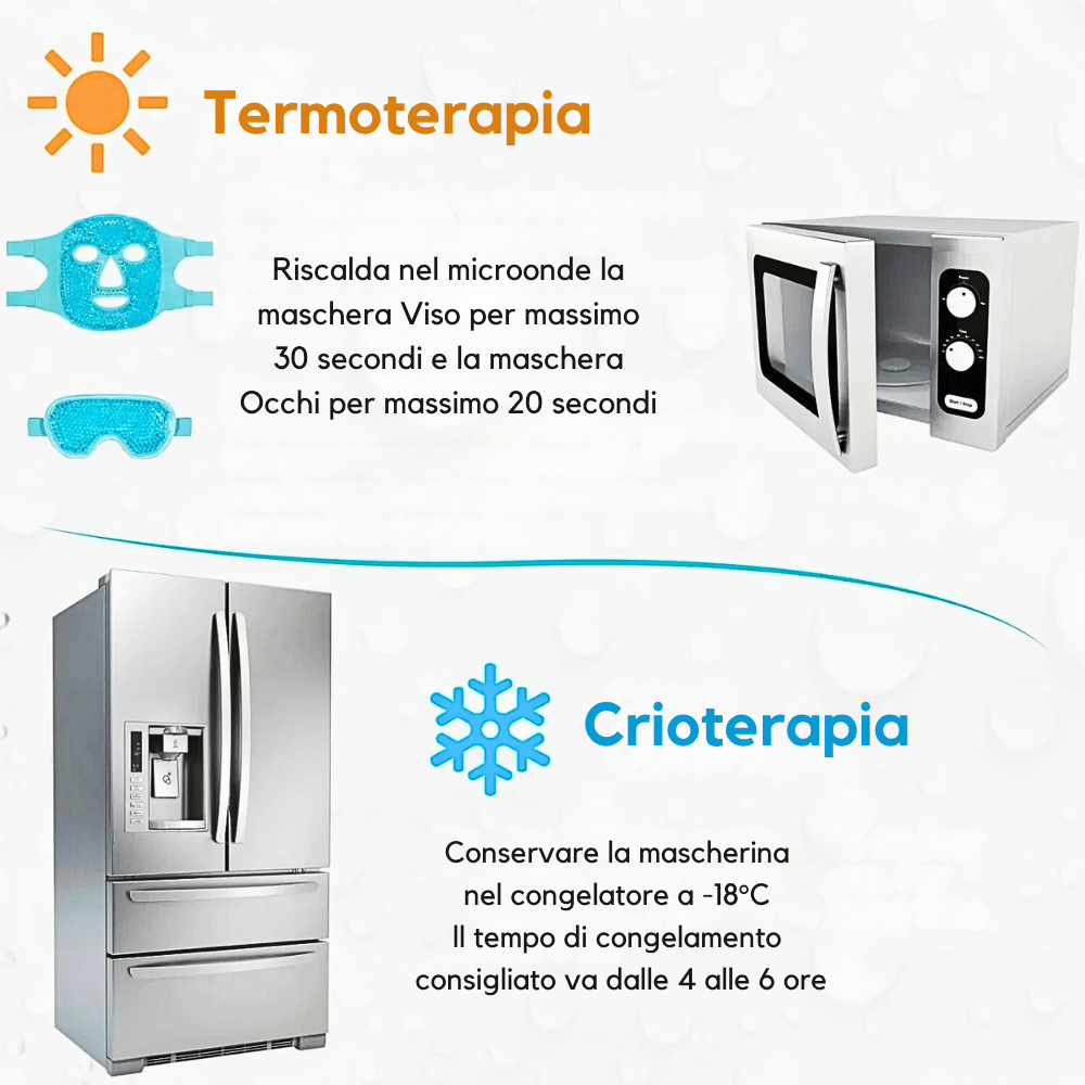 Maschera Termo-Crioterapica in Gel