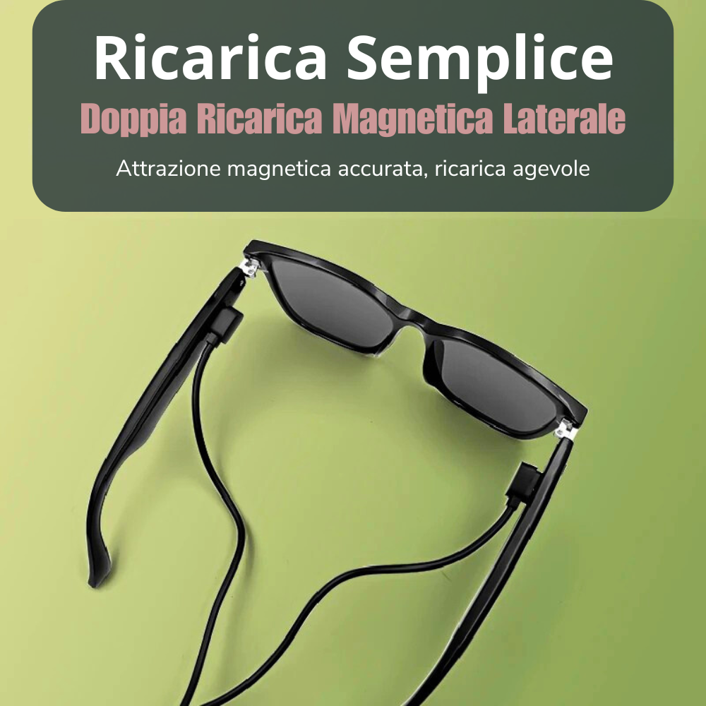 Occhiali da Sole Smart con Bluetooth e Protezione UV400