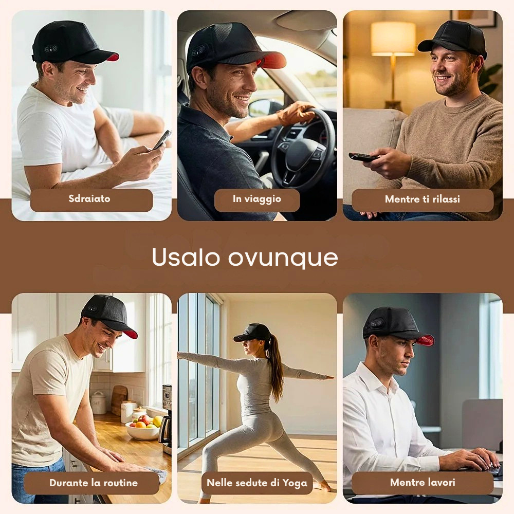 Dispositivo di Ricrescita con Tecnologia LLLT