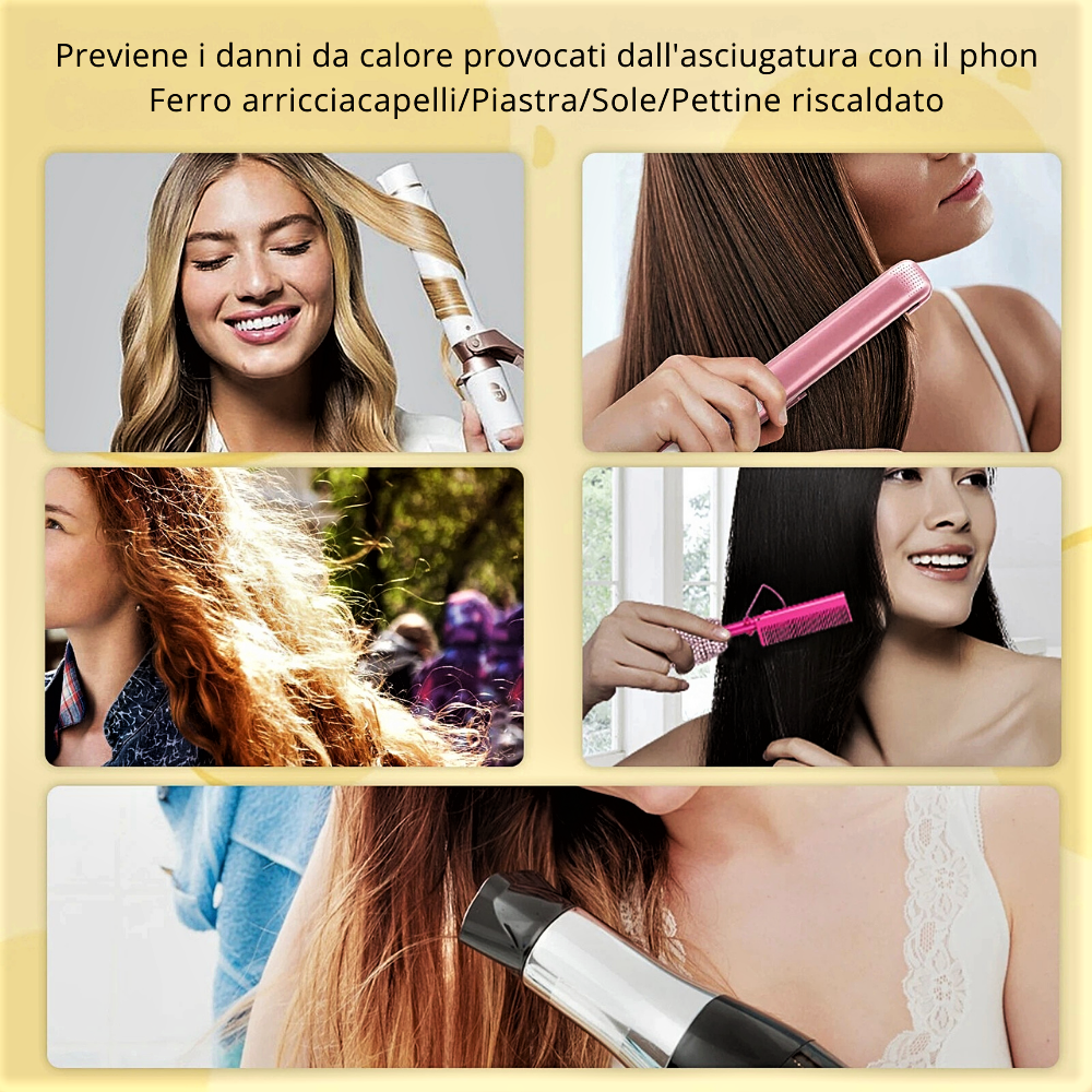 Set di 3 Prodotti Naturali per la Cura dei Capelli