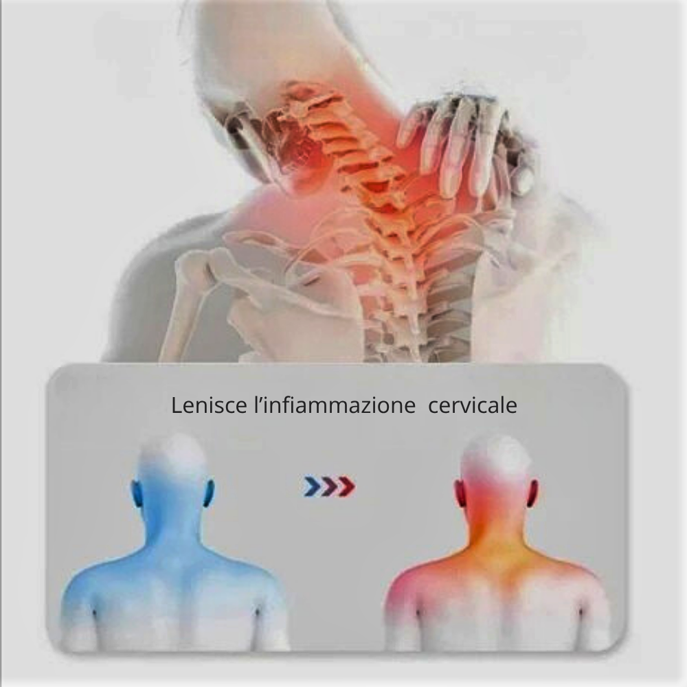 Cuscino Ortopedico Massaggiante per Dolori Cervicali