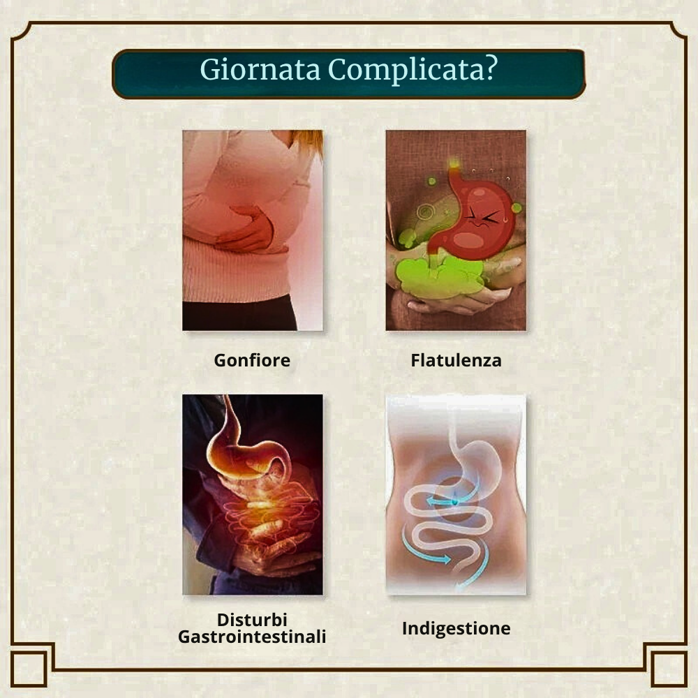 Erbe Medicinali contro Indigestione e problemi gastro/intestinali