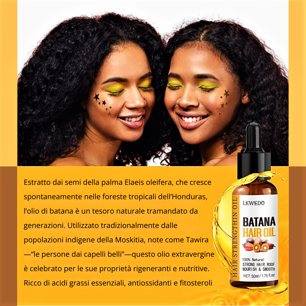 Kit Curativo per Capelli all'Olio di Batana, Rosmarino e Ricino