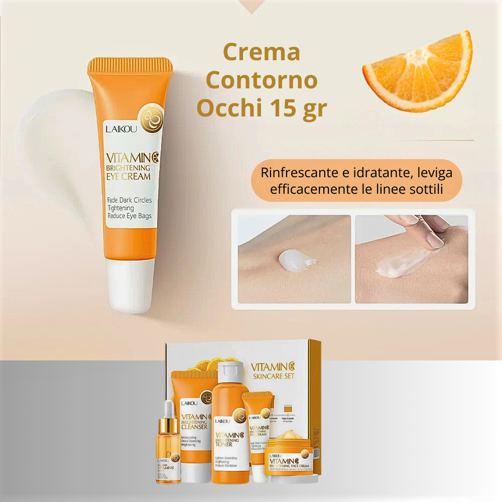 Kit Skin Care alla Vitamina C – Trattamento completo in 5 step