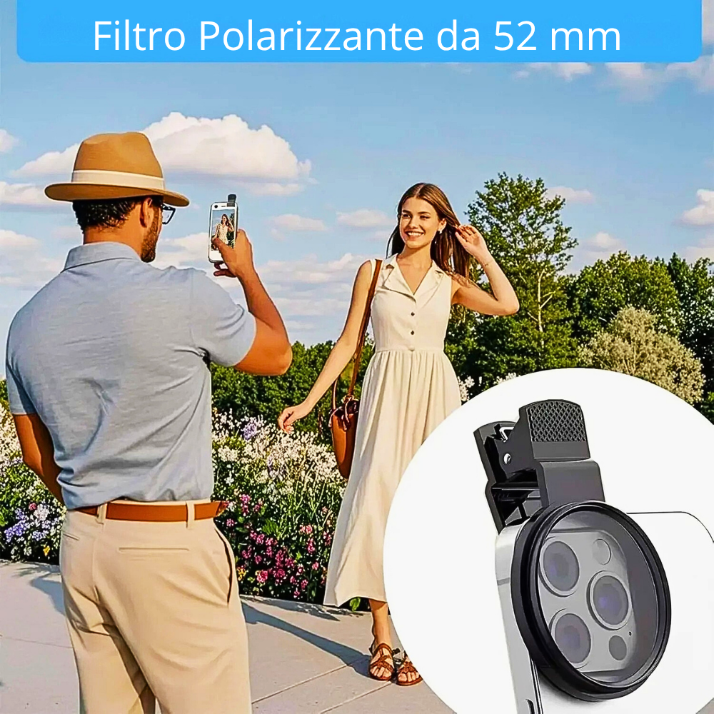 Filtro Polarizzante CPL per Smartphone