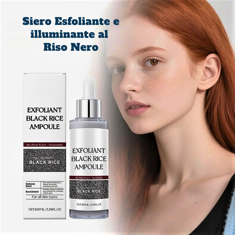 Siero Viso Esfoliante all'estratto di Riso e Niacinamide