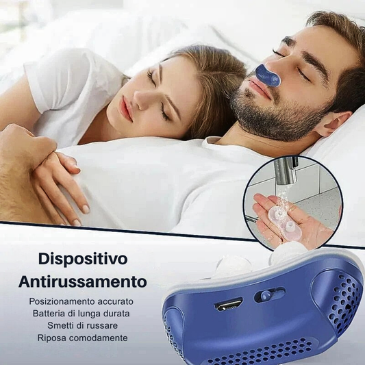 Dispositivo Antirussamento e Anti-Apnee Notturne
