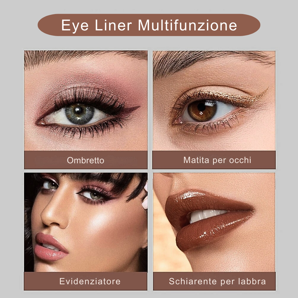 Eyeliner & Ombretto Liquido Professionale – Versatilità, Colore e Alta Performance