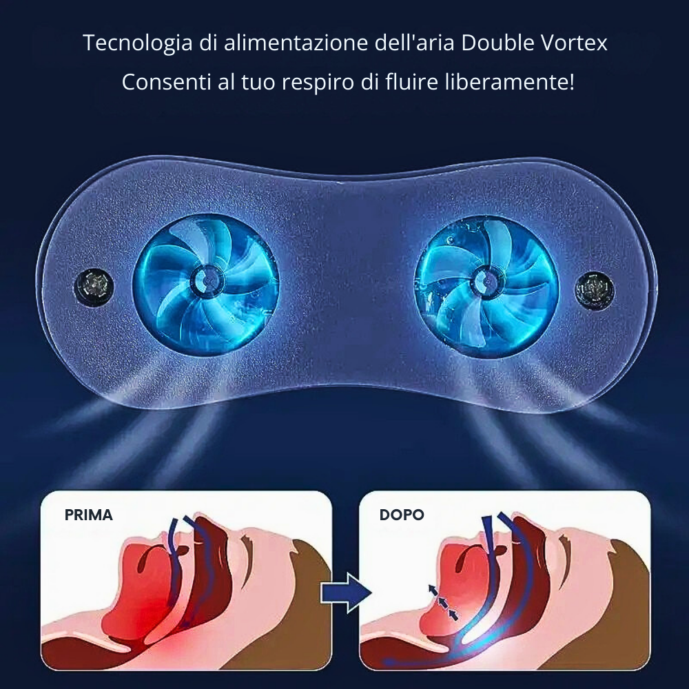 Dispositivo Antirussamento e Anti-Apnee Notturne