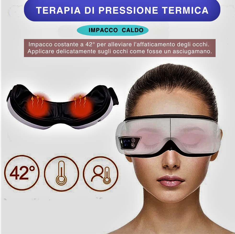 Massaggiatore Oculare con Bluetooth