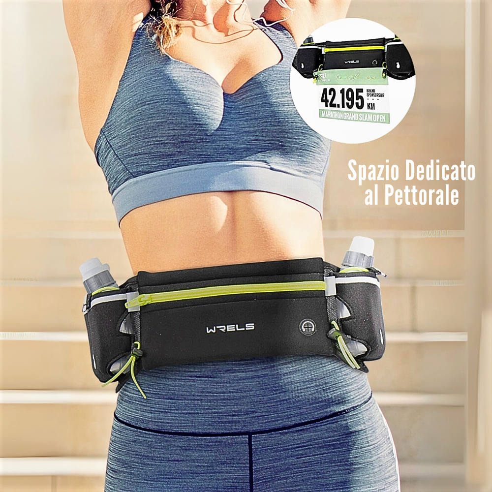 Marsupio Sportivo con 2 Mini Borracce