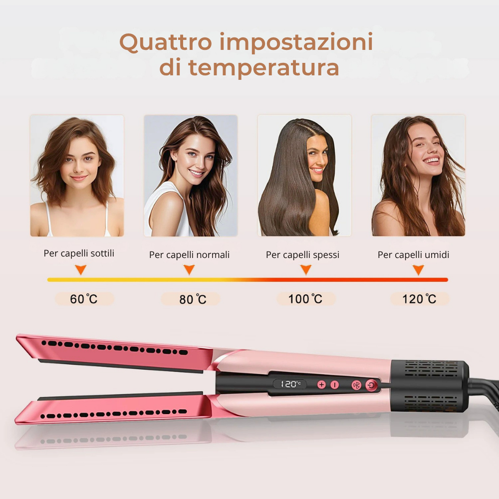 Piastra Professionale Air Straightener 2 in 1