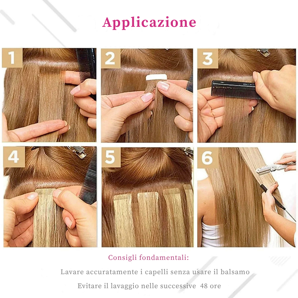 Mini Collezione di Extension di Capelli Veri