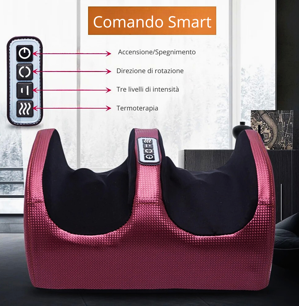 Massaggiatore per Riflessologia Plantare con Termoterapia