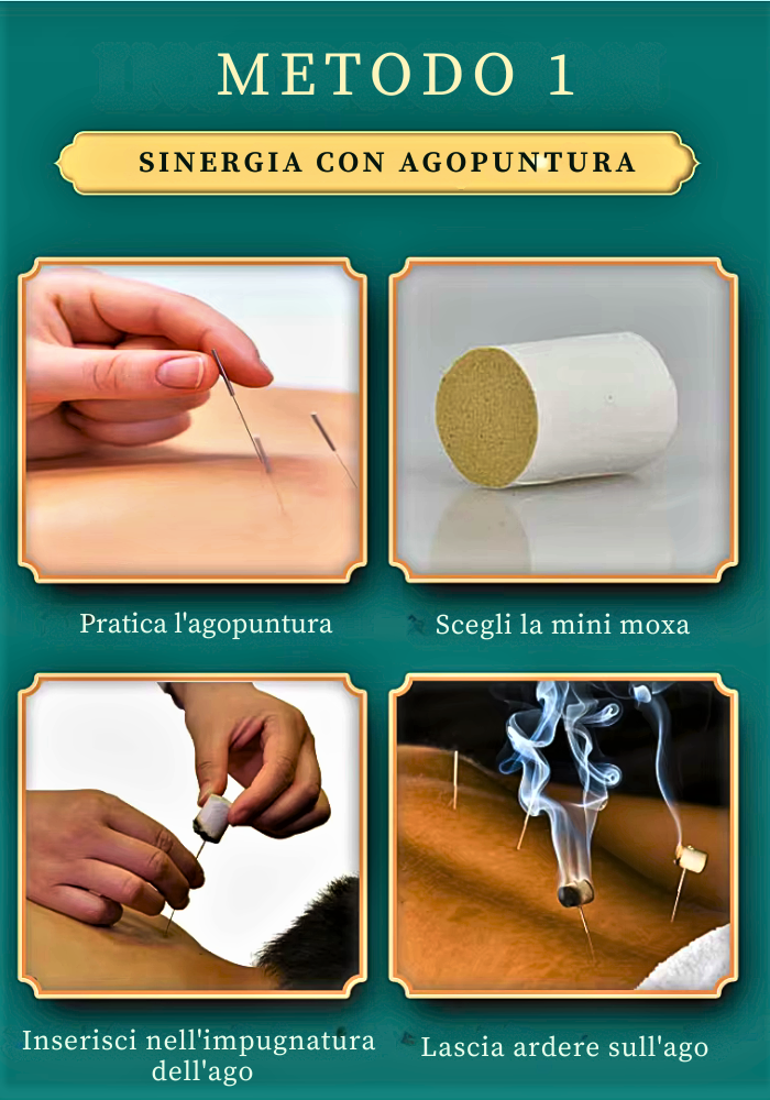 Mini Candele di Moxa per Agopuntura: Trattamento Sinergico per il Benessere Profondo