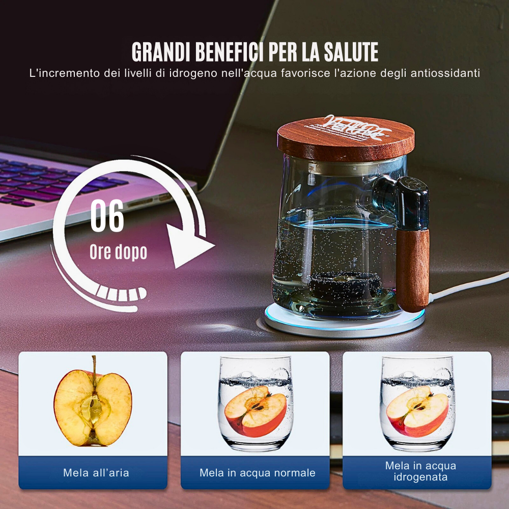 Erogatore di acqua idrogenata