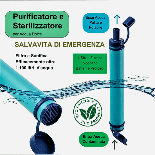 Purificatore Sterilizzatore d'Acqua Portatile: L'Innovazione Green per un Futuro Sostenibile